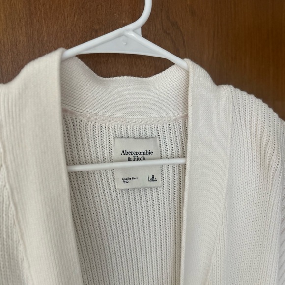 Abercrombie White Sweater Cardigan, S - Picture 4 of 4